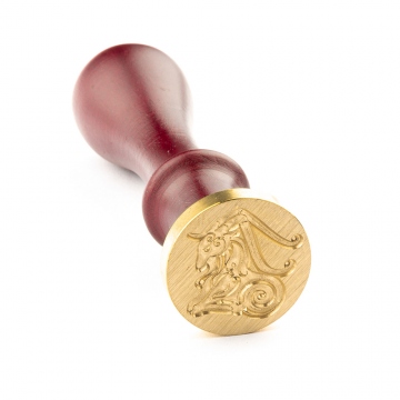 Hand wax stamp (seal) – Signs of the Zodiac / Capricorn (22 December – 20 January)