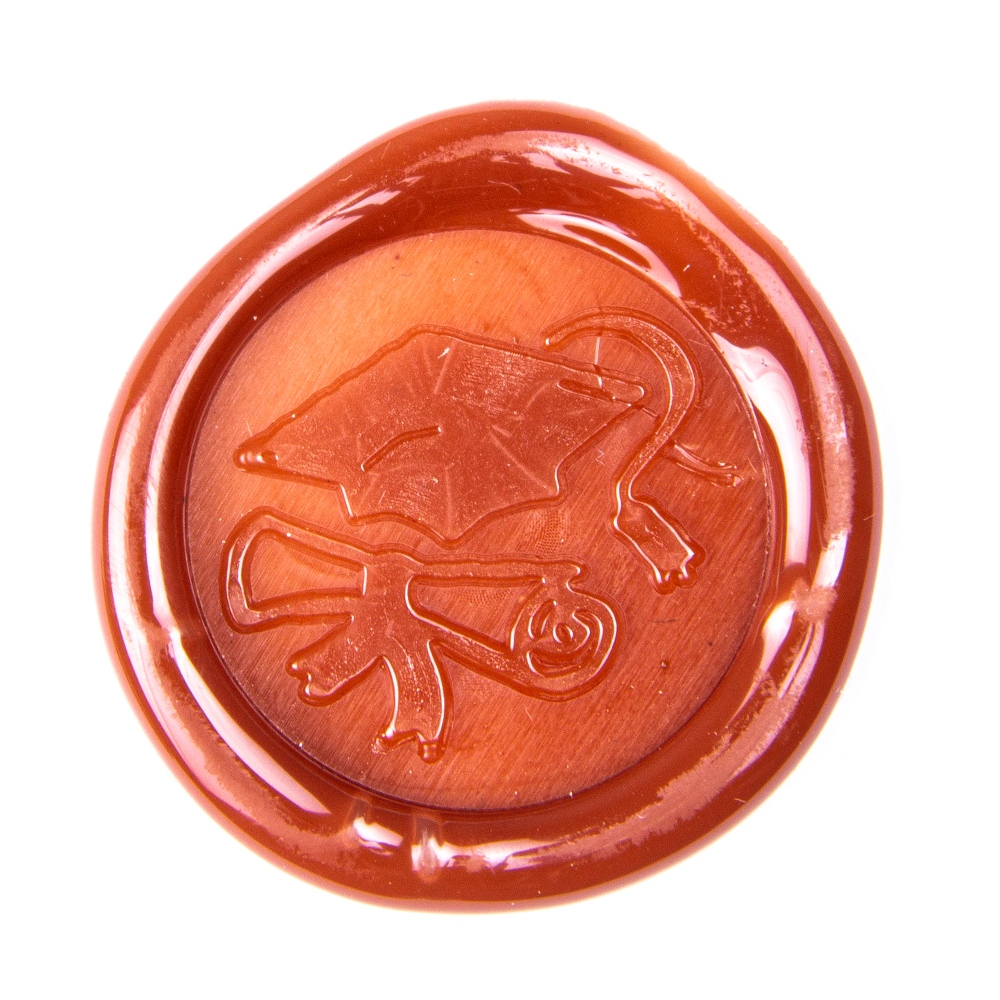 Hand wax stamp (seal) – Graduation / Graduate