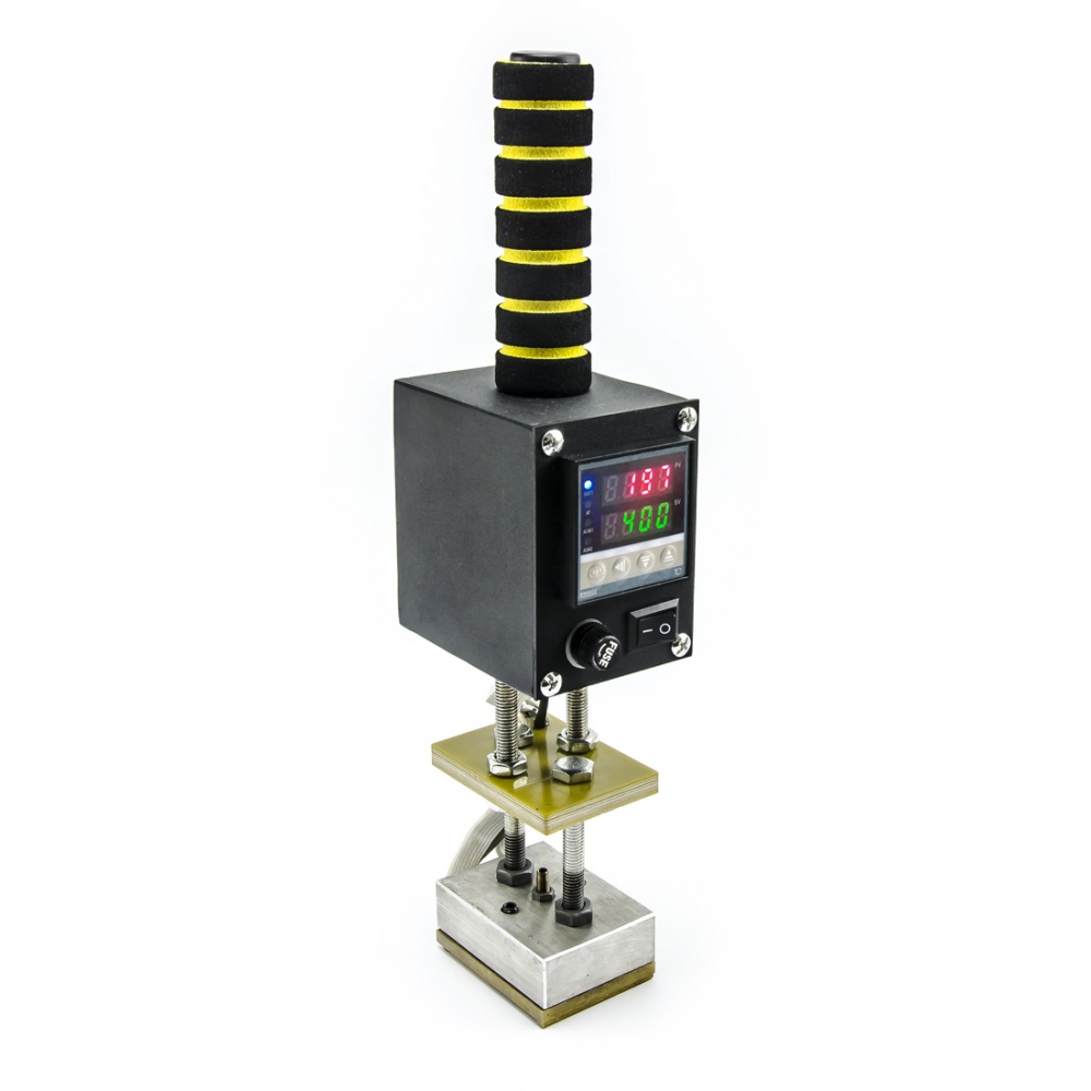 Hot stamping – leather, wood and cardboard burner, customer graphic design, 350W