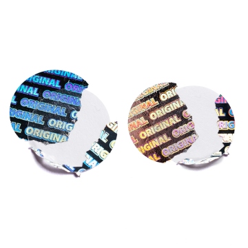Round hologram sticker ORIGINAL - silver 20 mm