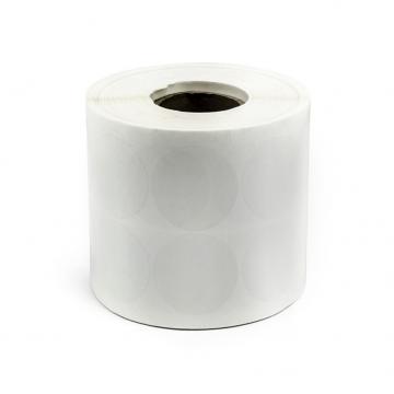 Transparent self-adhesive round stickers - box seals (stickers) 35 mm