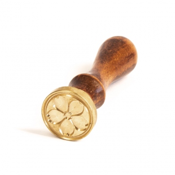 Hand wax stamp (seal) – Sakura flower motif