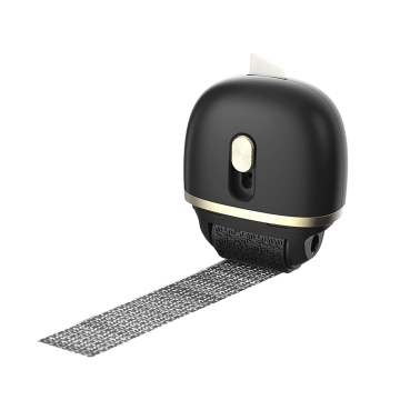 Rolling stamp for blackening data on packages and forms