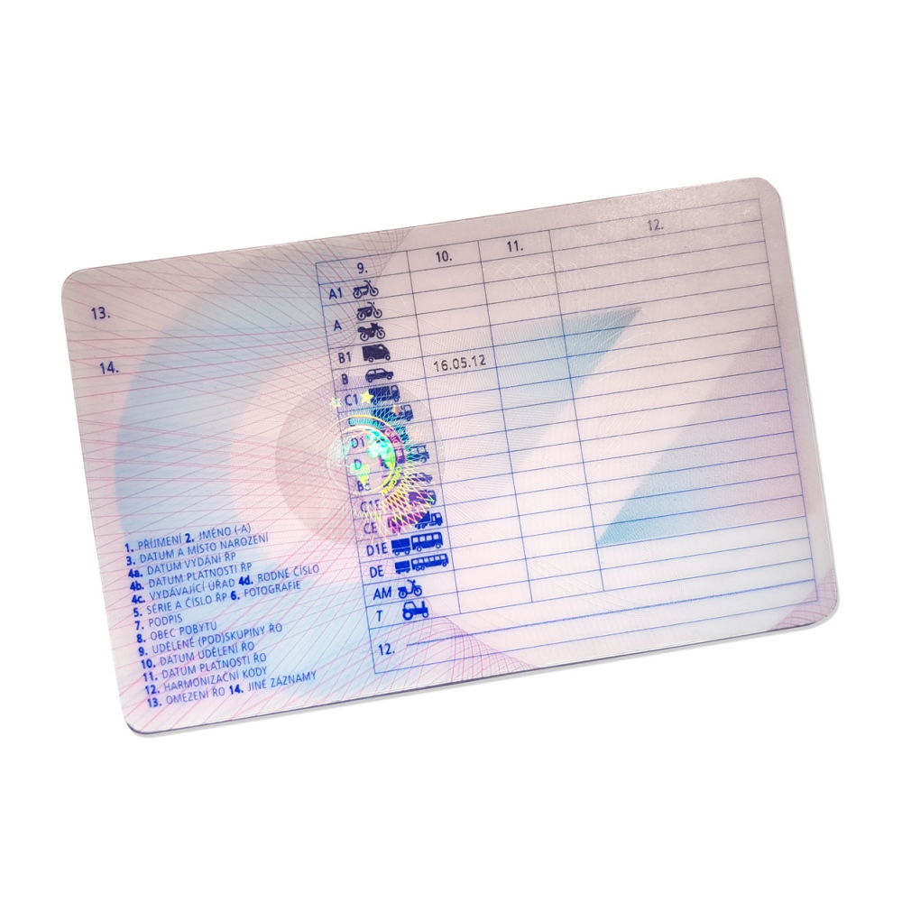 Original transparent hologram sticker, motive of a globe, 20 mm