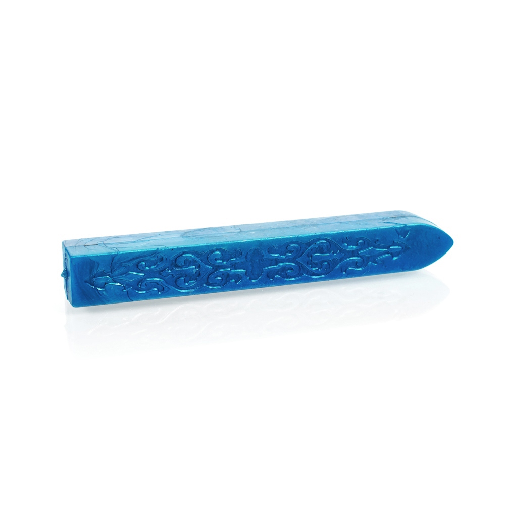 Sealing wax to the seal stamp type 21 - blue metallic