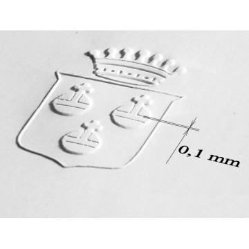 Copper embossing plates