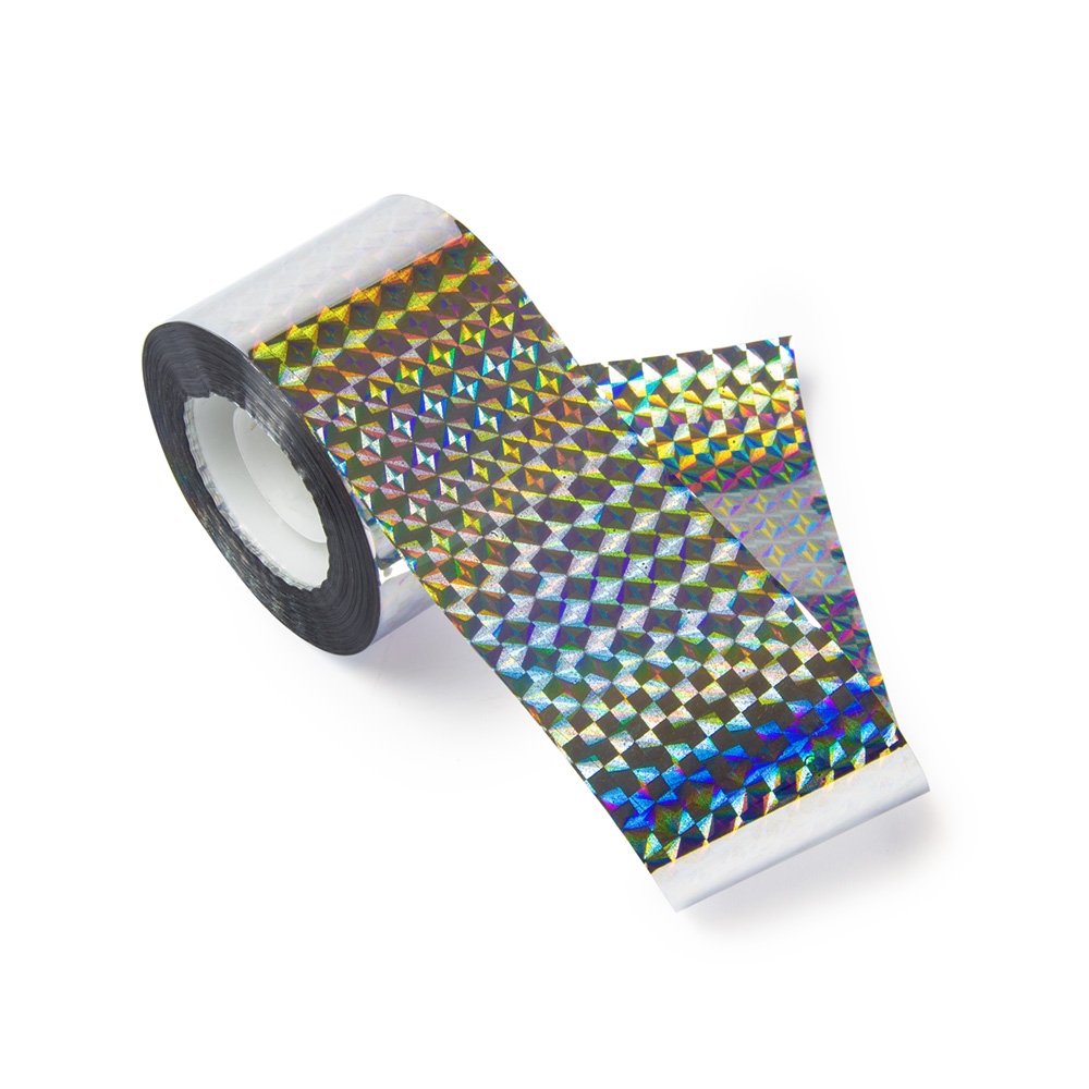 Non-adhesive hologram tape 45 mm / 80m to scare away birds in orchards and vineyards