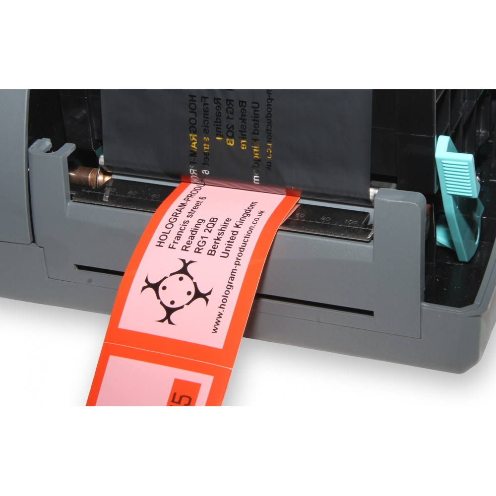 Two-layered tamper evident KTL labels numbering to a depth