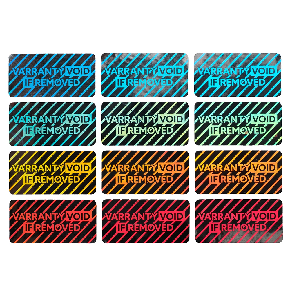 Hologram warranty seal 20x10mm waranty void