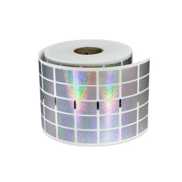 Non-residual master holographic rectangular labels