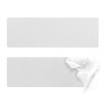 Rectangular security polystyrene (EPS) sealing stickers 120x40mm