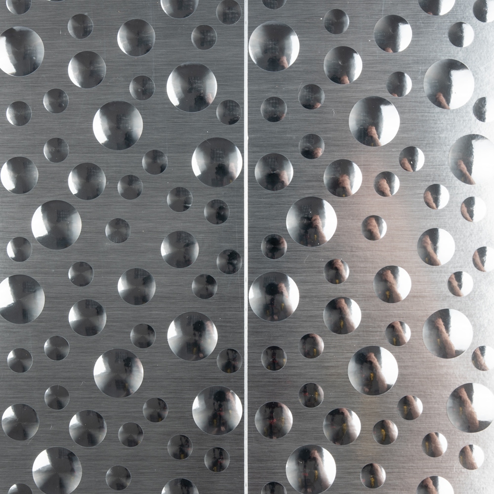 Universal hologram self-adhesive foil, bulk, design -  round lenses