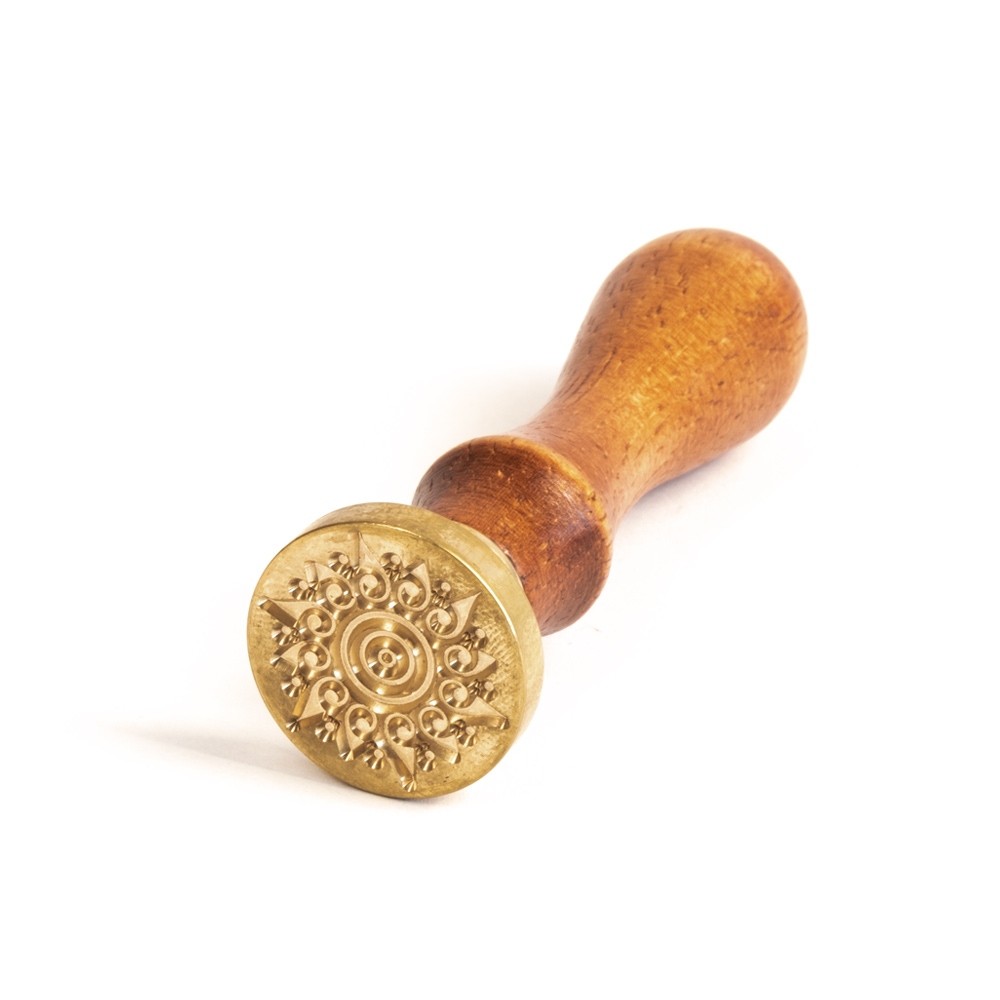 Hand wax stamp (seal) – Mandala
