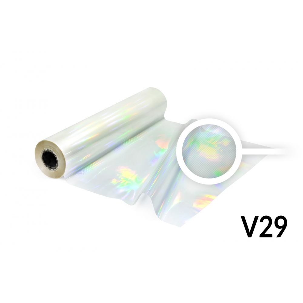 Hot Stamping foil - V29 hologram transparent