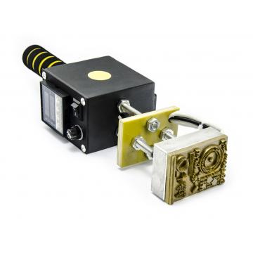 Hot stamping – leather, wood and cardboard burner, customer graphic design, 350W