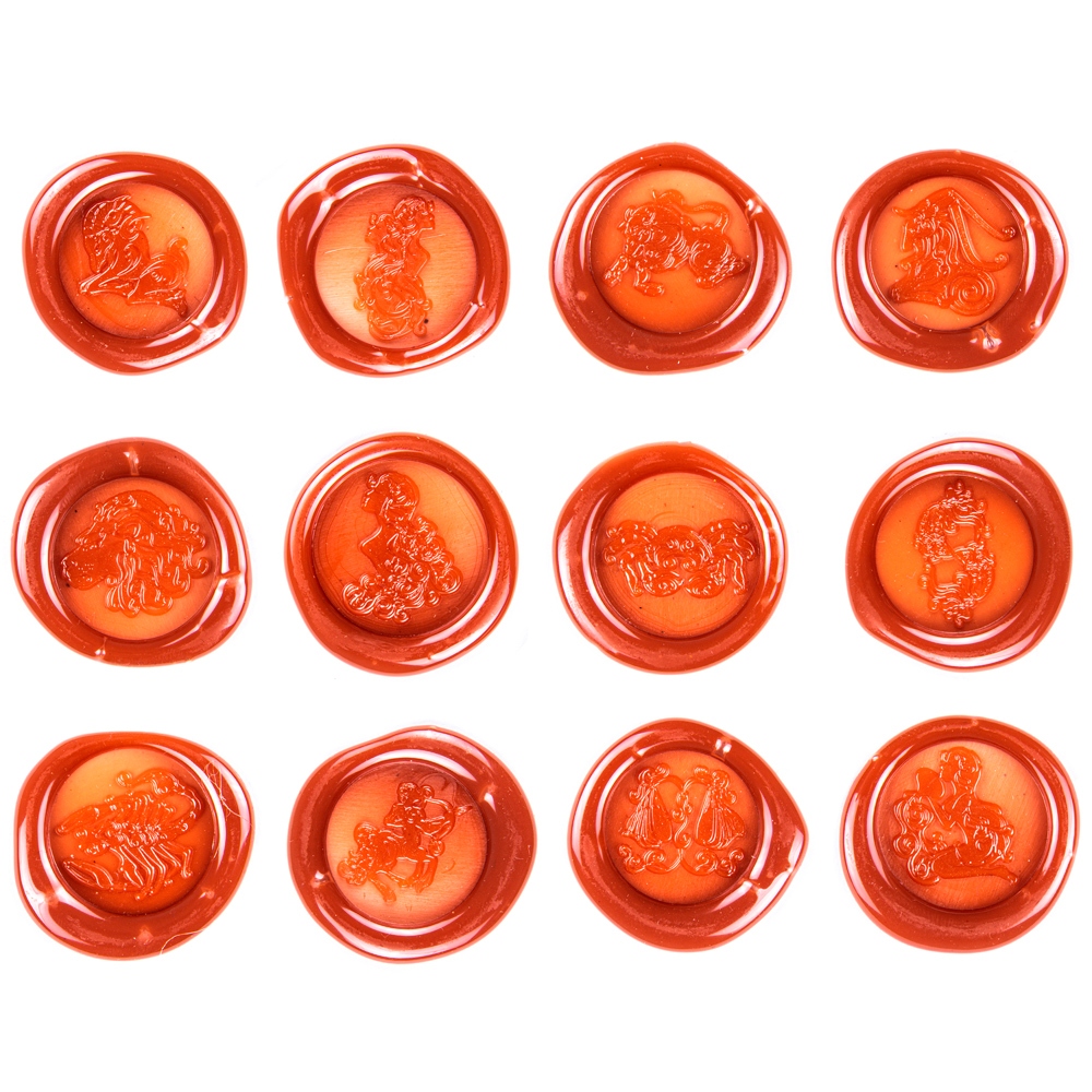 Hand wax stamp (seal) – Signs of the Zodiac / Cancer (22 June – 22 July)