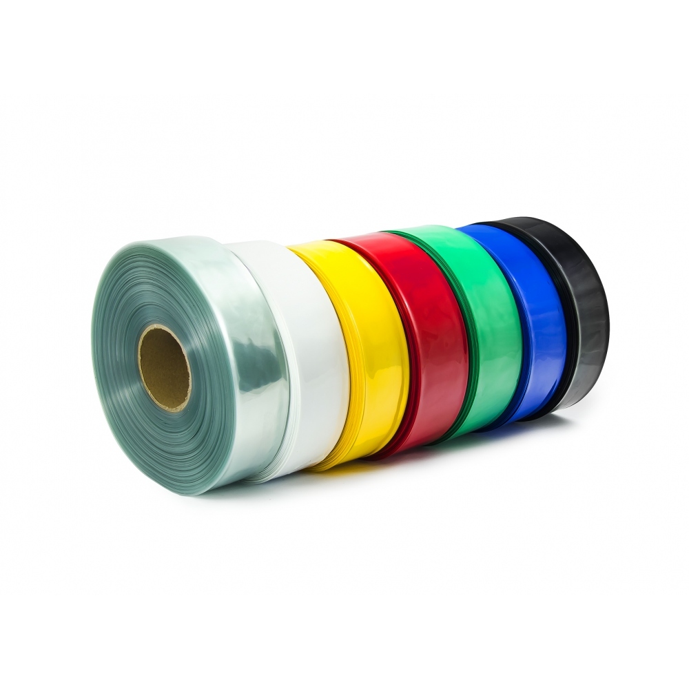 Heat shrink sleeve on the bottlenecks to secure them - black