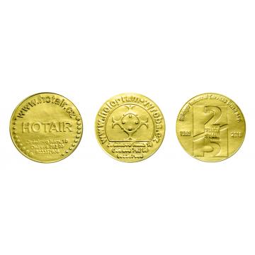 Round sticker to highlight the dry impress - gold 40mm