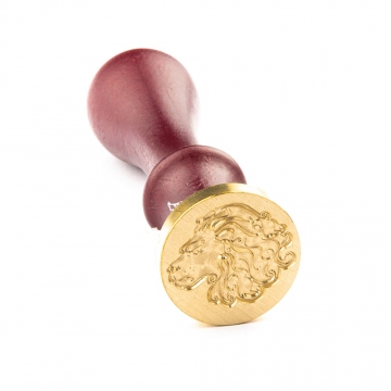 Hand wax stamp (seal) – Signs of the Zodiac / Leo (23 July – 22 August)