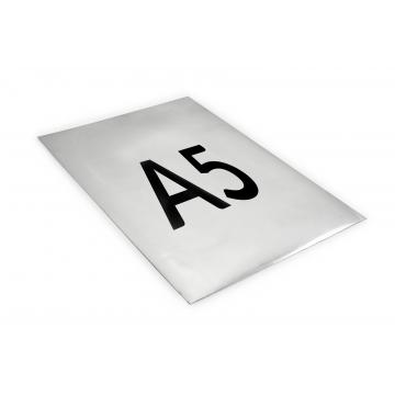 Silver mirror adhesive VOID security film A5