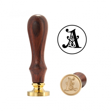 Hand wax stamp (seal) – Decorative letter A