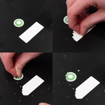 Vinyl self-adhesive label - your design