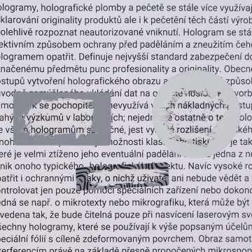 Scratch-off sticker holographic - shards 25mm circle