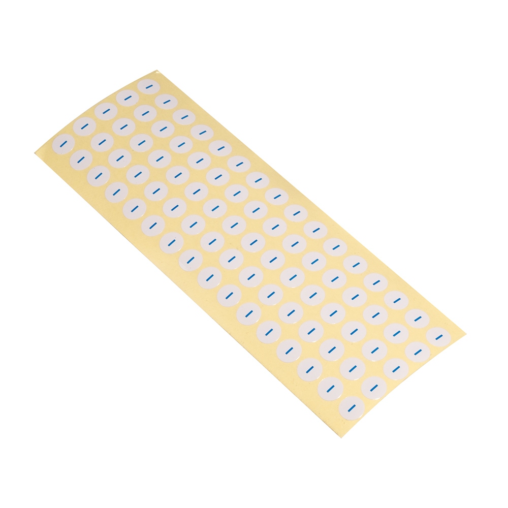 PVC sticker 10mm for battery poles -