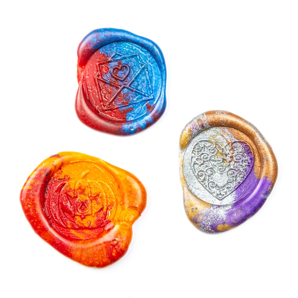 Mailable sealing wax brown - beads 30g - Type 14