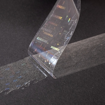 Transparent sealing film with a hidden hologram - 50m