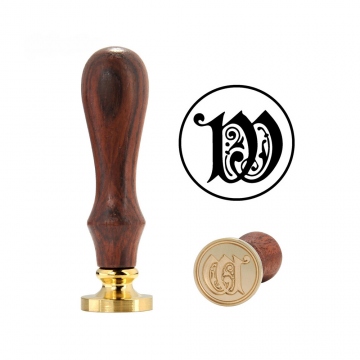 Hand wax stamp (seal) – Decorative letter W