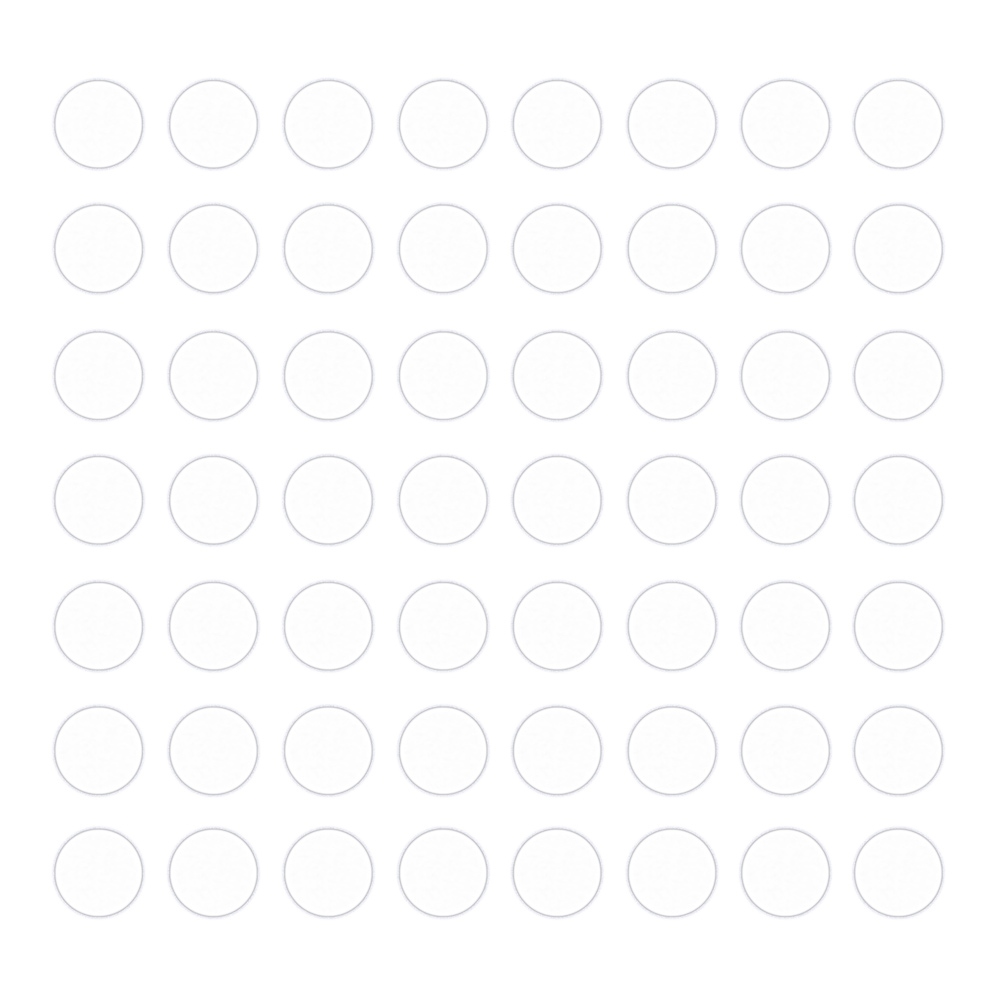 Self-adhesive labels for detection and indication of humidity 2.5mm