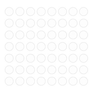 Self-adhesive labels for detection and indication of humidity 2.5mm