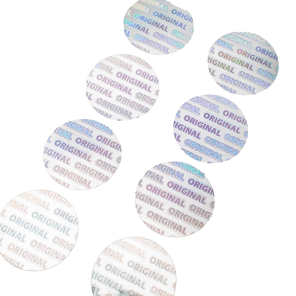 Round hologram sticker ORIGINAL - silver 20 mm