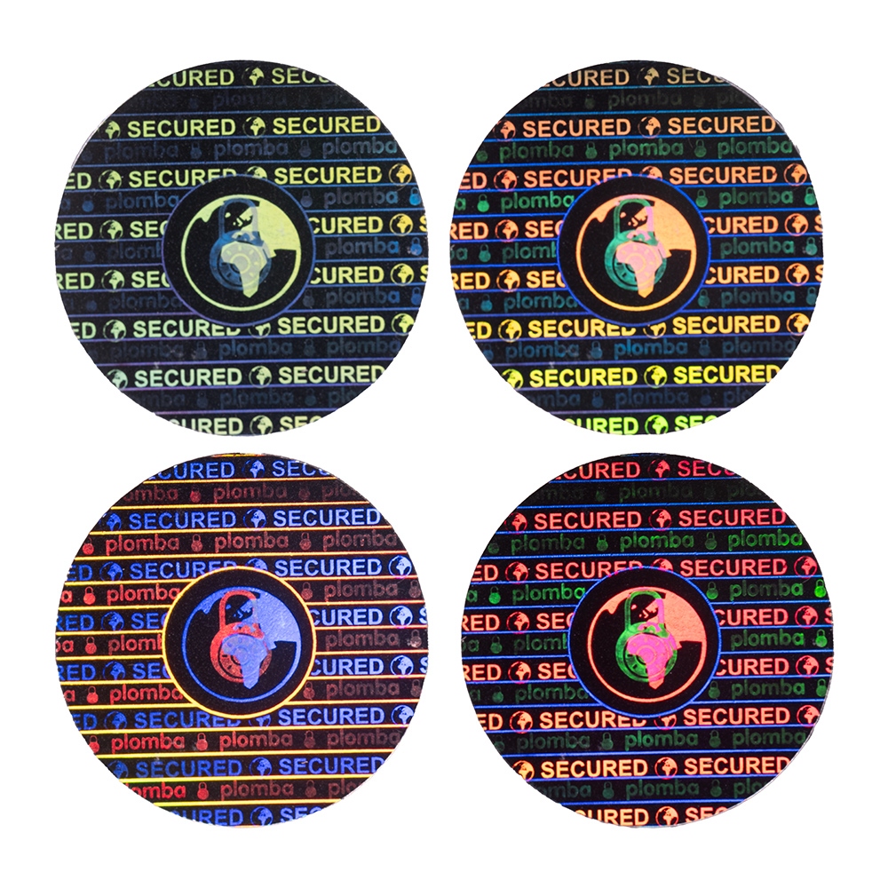 Multi-layered flip-flop holographic seal 15mm