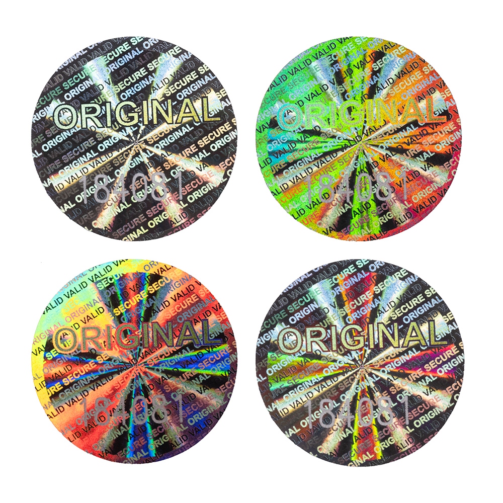 Master numbered round sticker