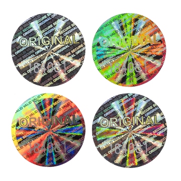 Master numbered round sticker