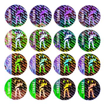 Two-layered numbered sticker with a VOID layer for social occasions