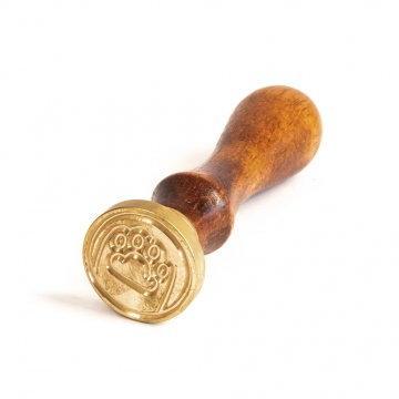 Hand wax stamp (seal) – Paw print