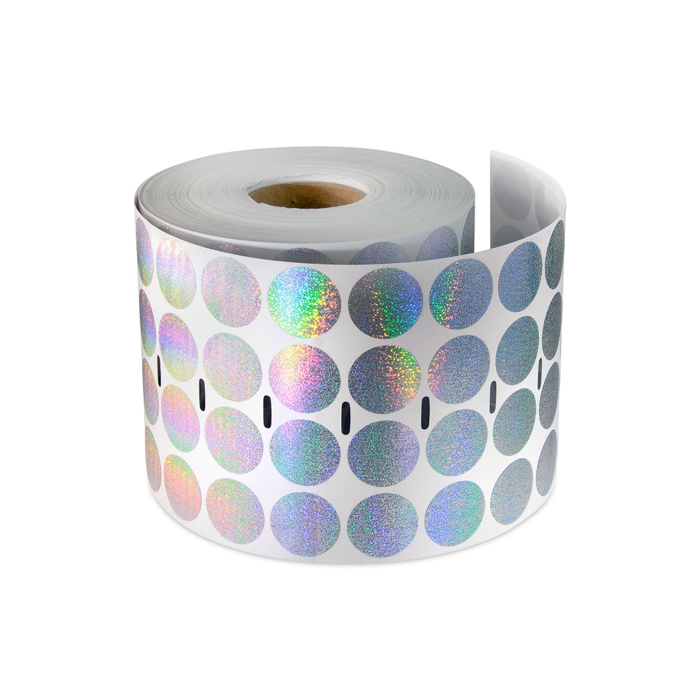 Non-residual master holographic circular labels