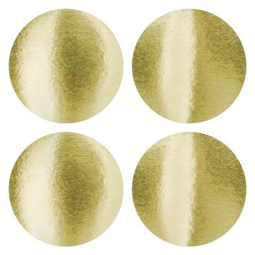 Round sticker to highlight the dry impress - gold 40mm