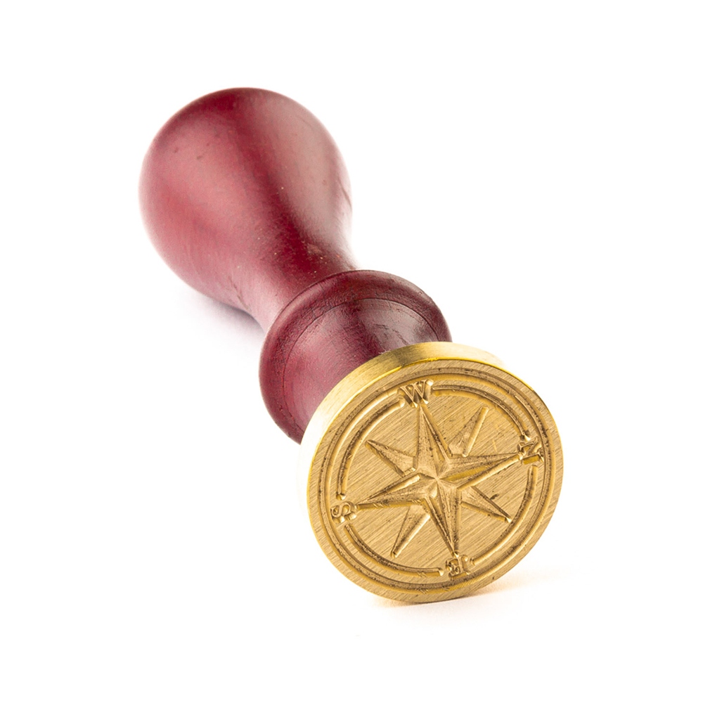 Hand wax stamp (seal) – Compass / Compass rose