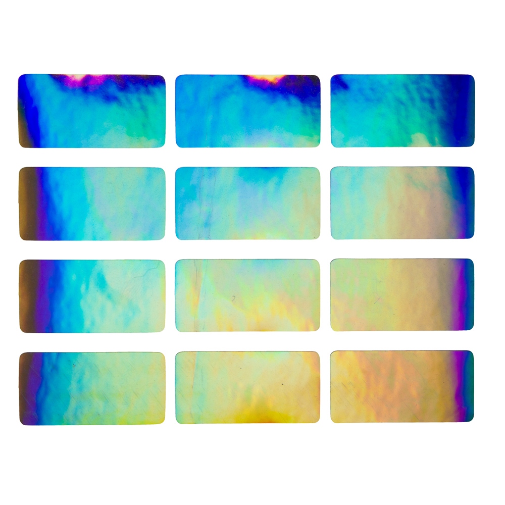 Silver hologram security VOID sticker to print on 30 x 15 mm