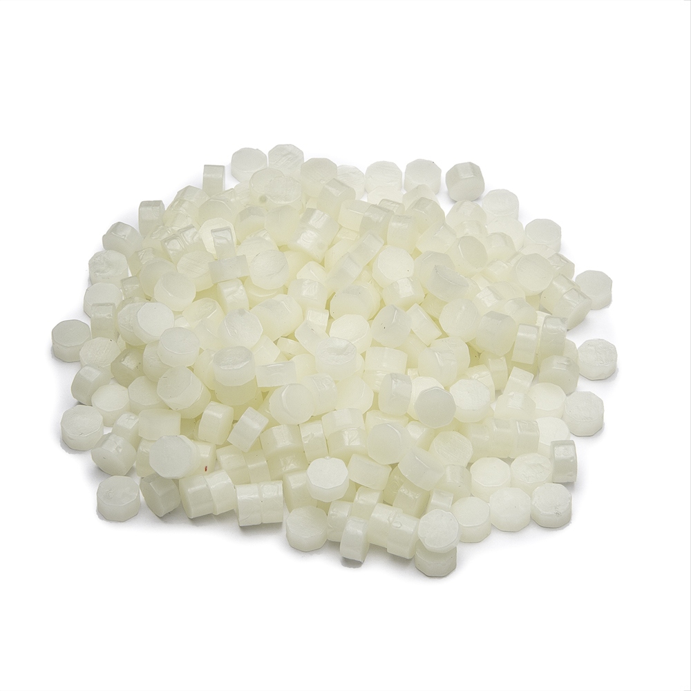 Sealing wax fluorescent blue - beads 30 g - Type 26