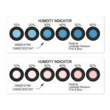 Relative humidity (HIC) indicator 10-60%  6-point