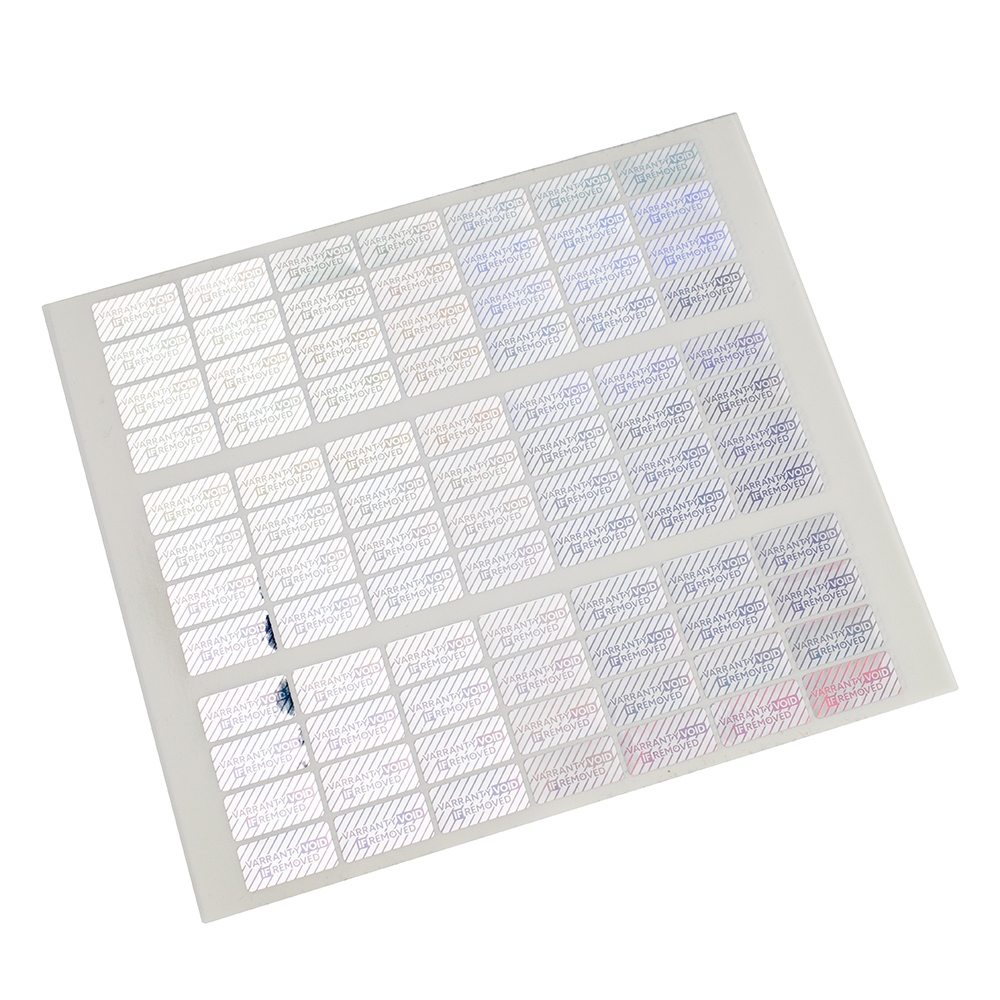 Hologram warranty seal 20x10mm waranty void