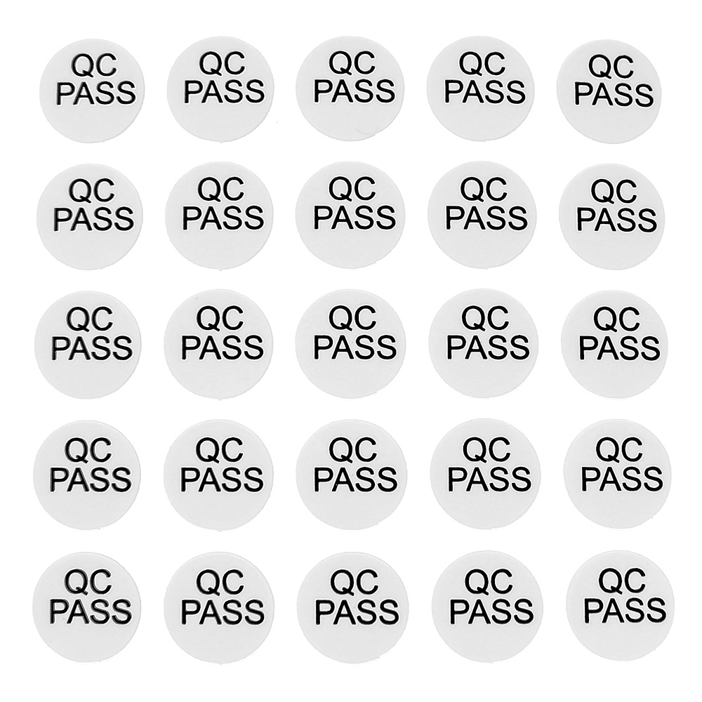 QC Passed PVC circular self-adhesive label 10mm white